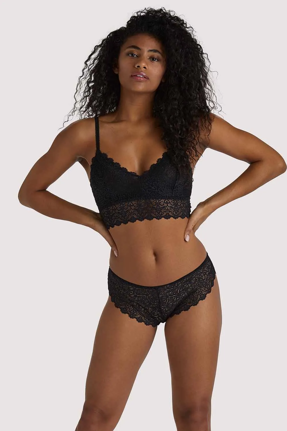 Ariana Black Everyday Lace Bralette