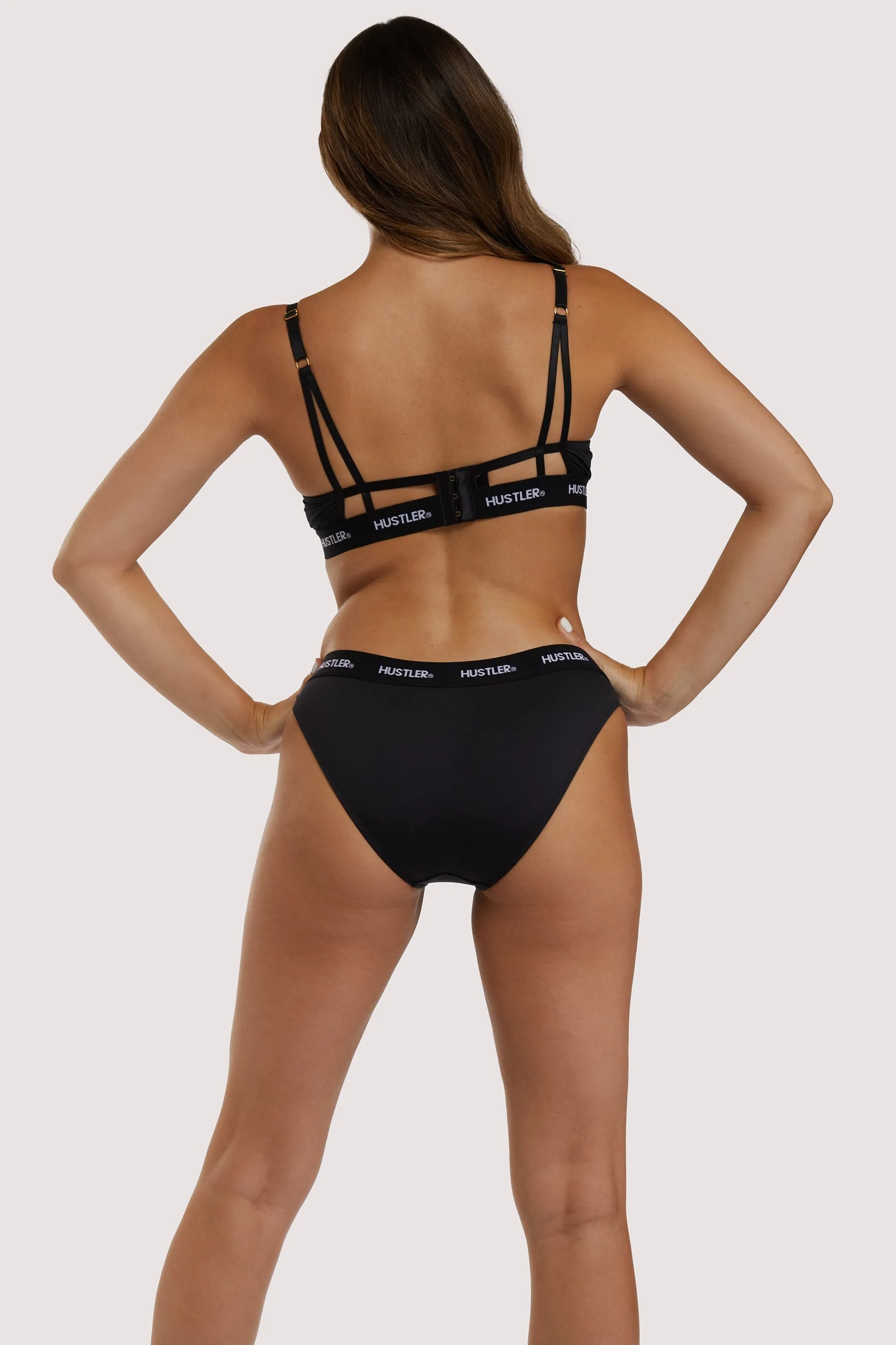 Branded Black Brief