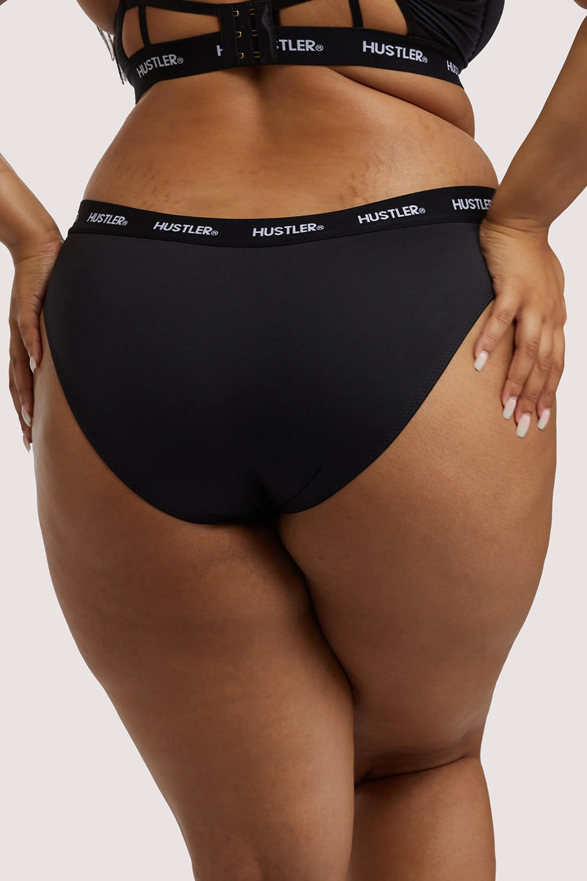 Branded Black Brief