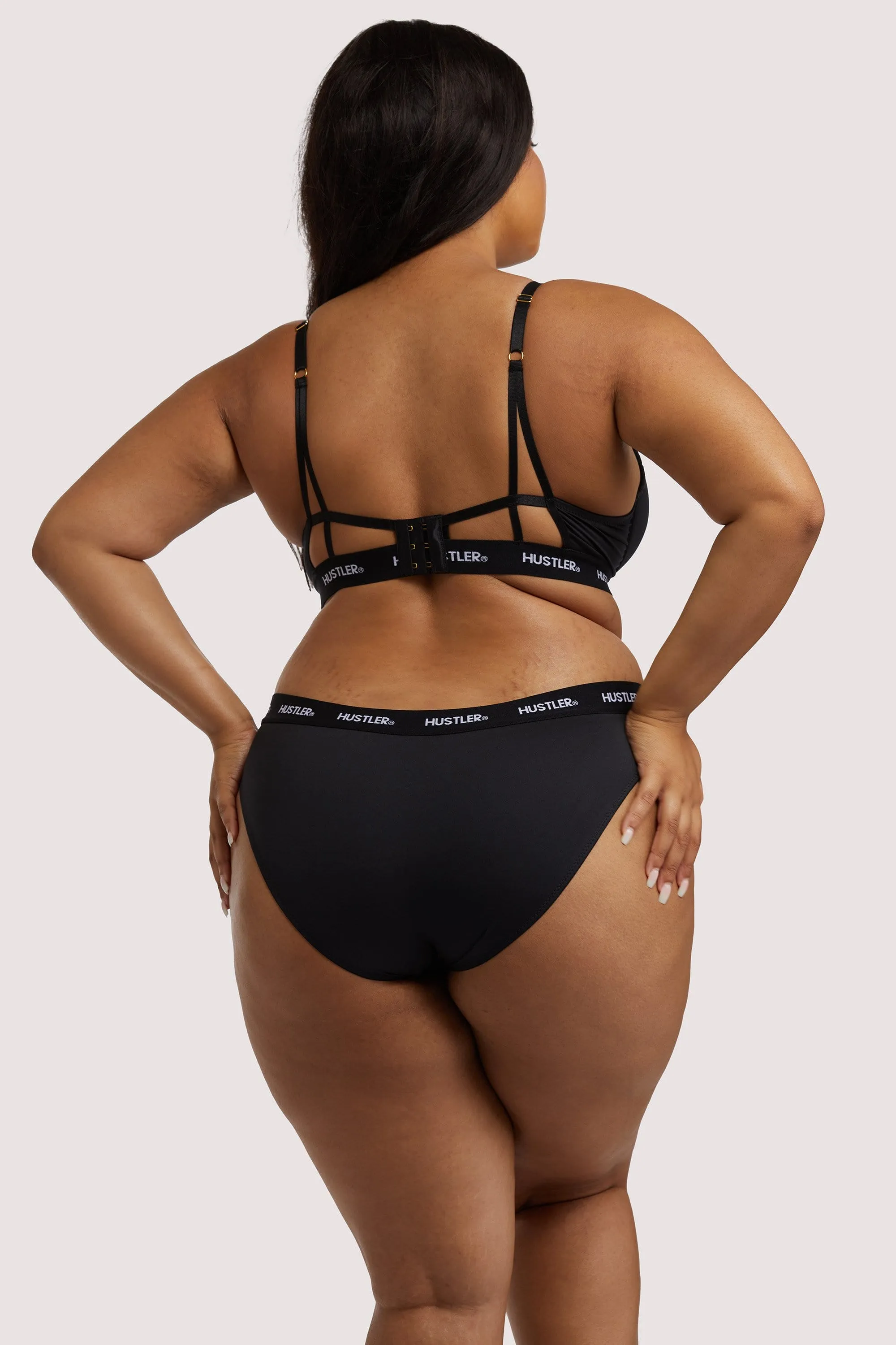 Branded Black Brief