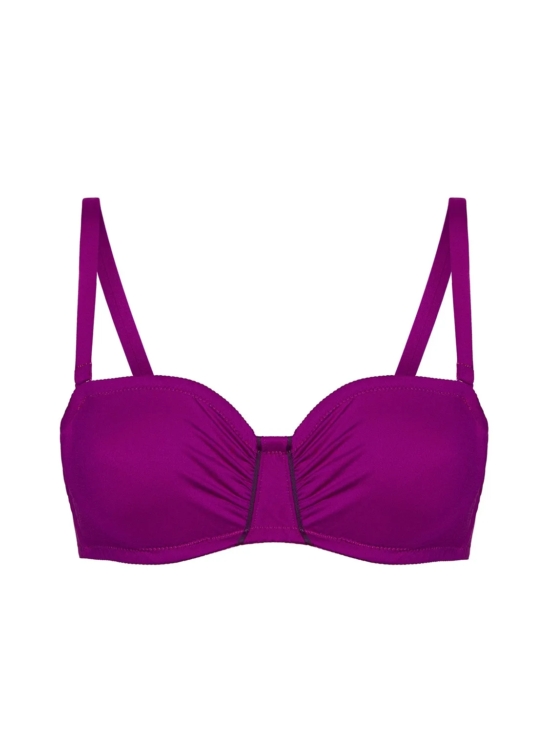 Calysta Underwire Bandeau - Bougainvillea