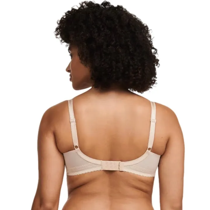 Chantelle Festivite Lace Plunge Bra Nude