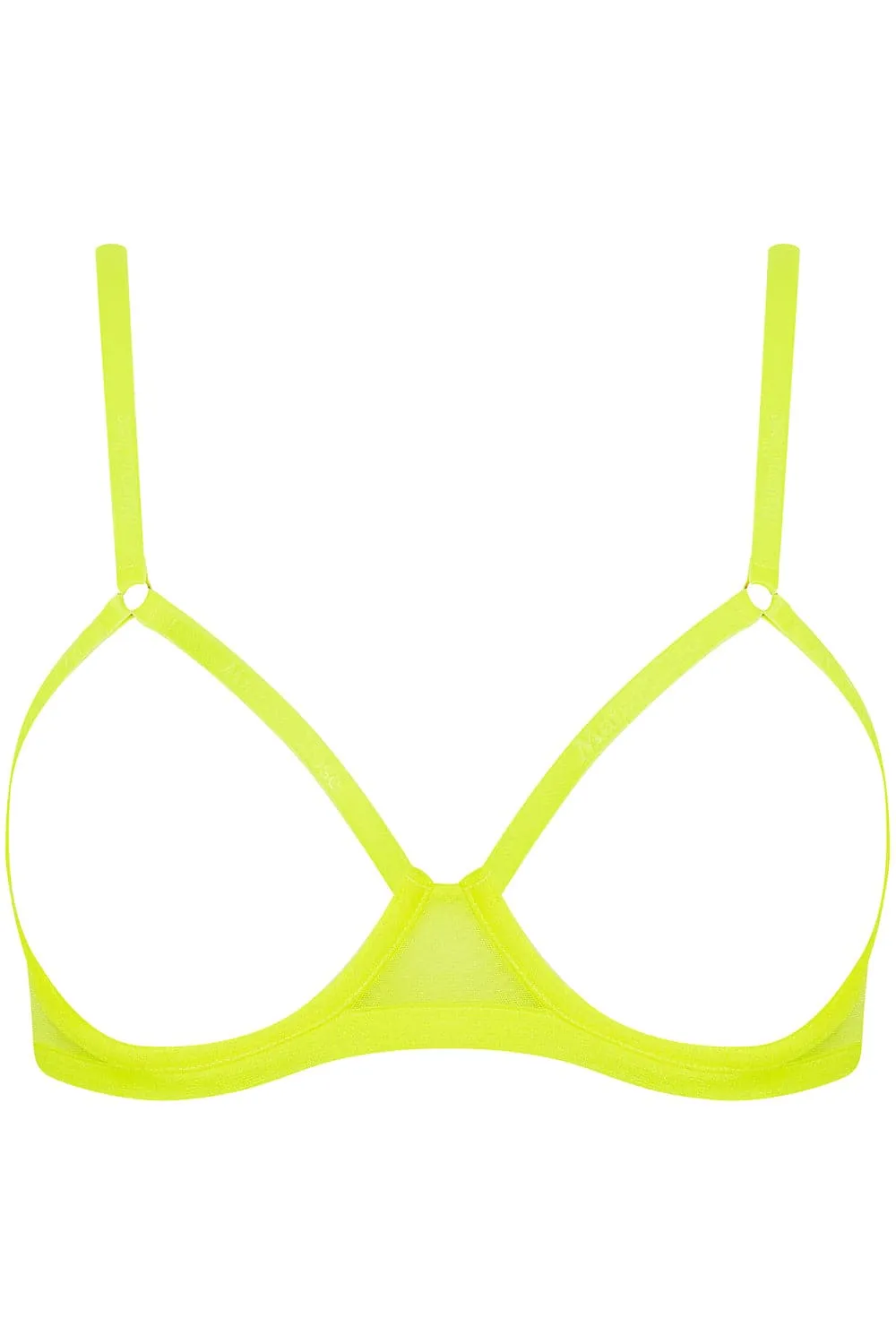 Corps  Corps Open Underwired Bra Neon Yellow