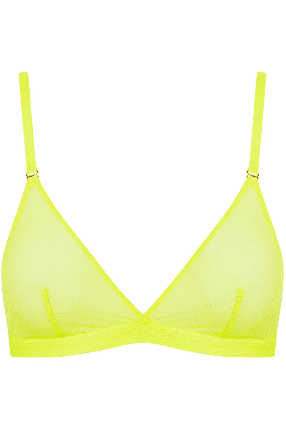 Corps  Corps Triangle Bra Neon Yellow
