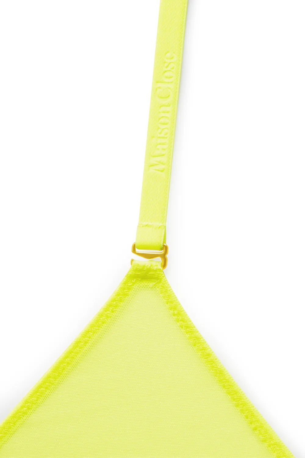 Corps  Corps Triangle Bra Neon Yellow