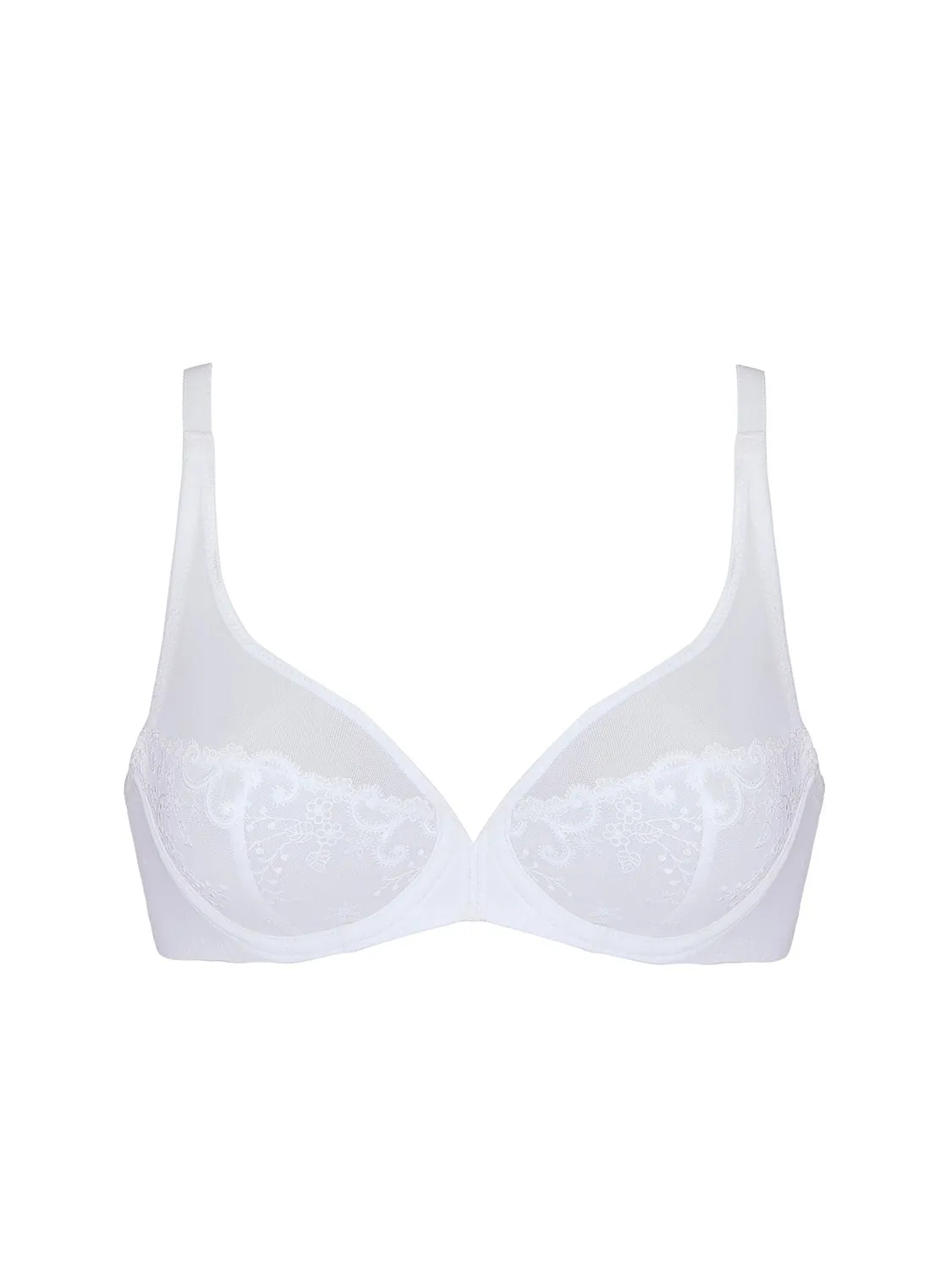 Delice Full Coverage Plunge - White