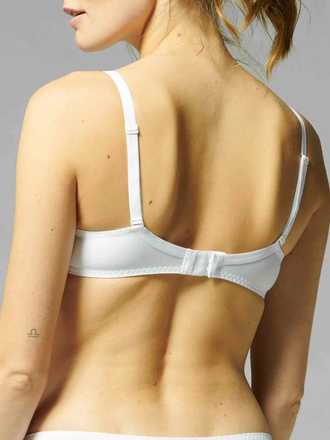 Delice Full Coverage Plunge - White