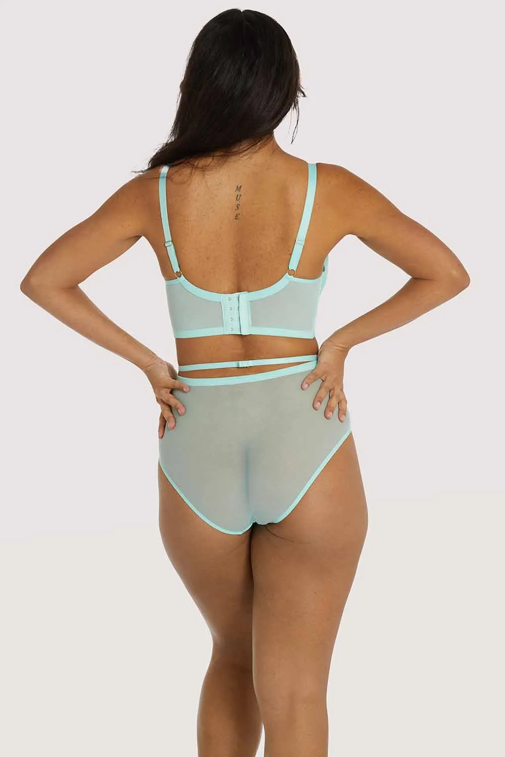 Eddie Aqua Crossover Wrap Brief