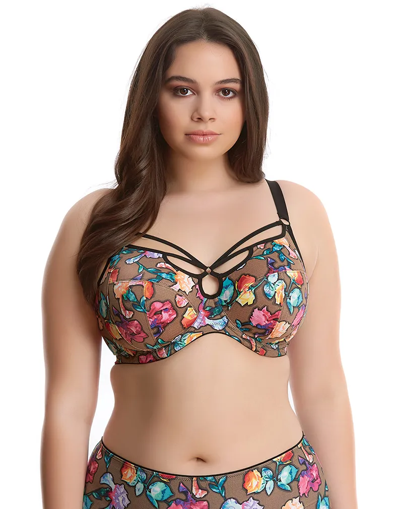 Elomi EL4270 Soraya Black Underwire Plunge Bra