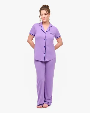 Ensemble Pyjama Haut   Manches Courtes Et Pantalon