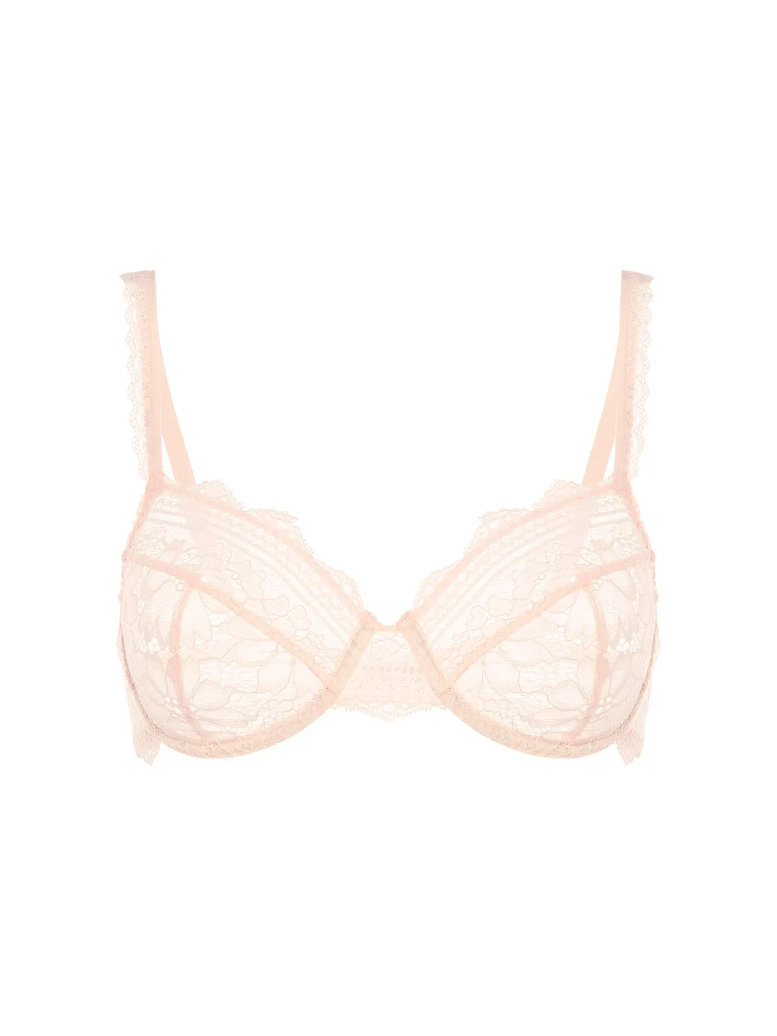 Freesia Underwire Bra - Petal Powder