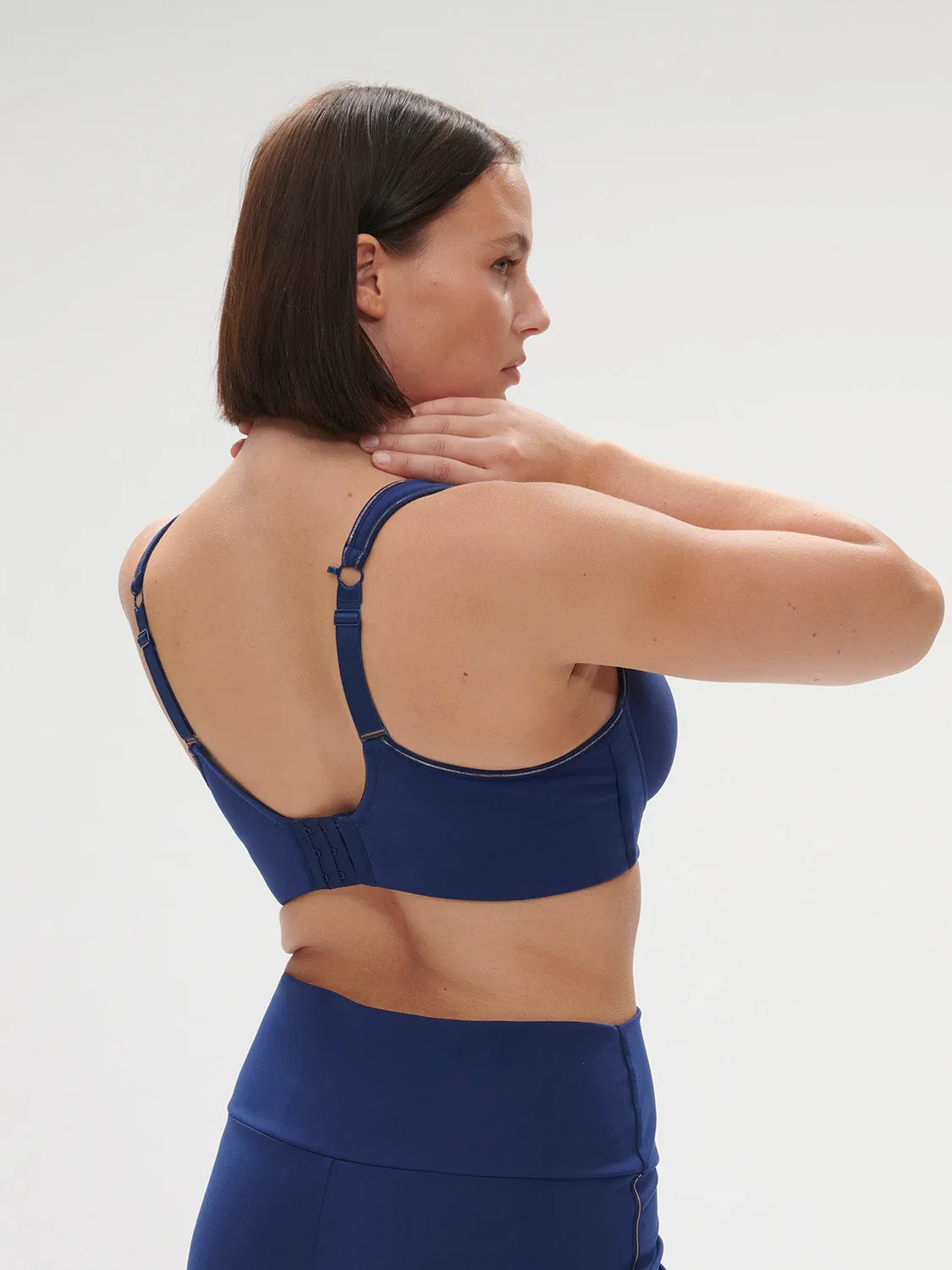 Harmony High Impact Sports Bra w/ Underwire - Midnight Blue