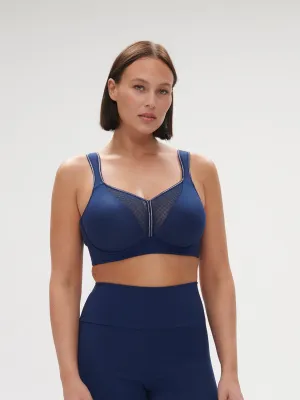 Harmony High Impact Sports Bra w/ Underwire - Midnight Blue