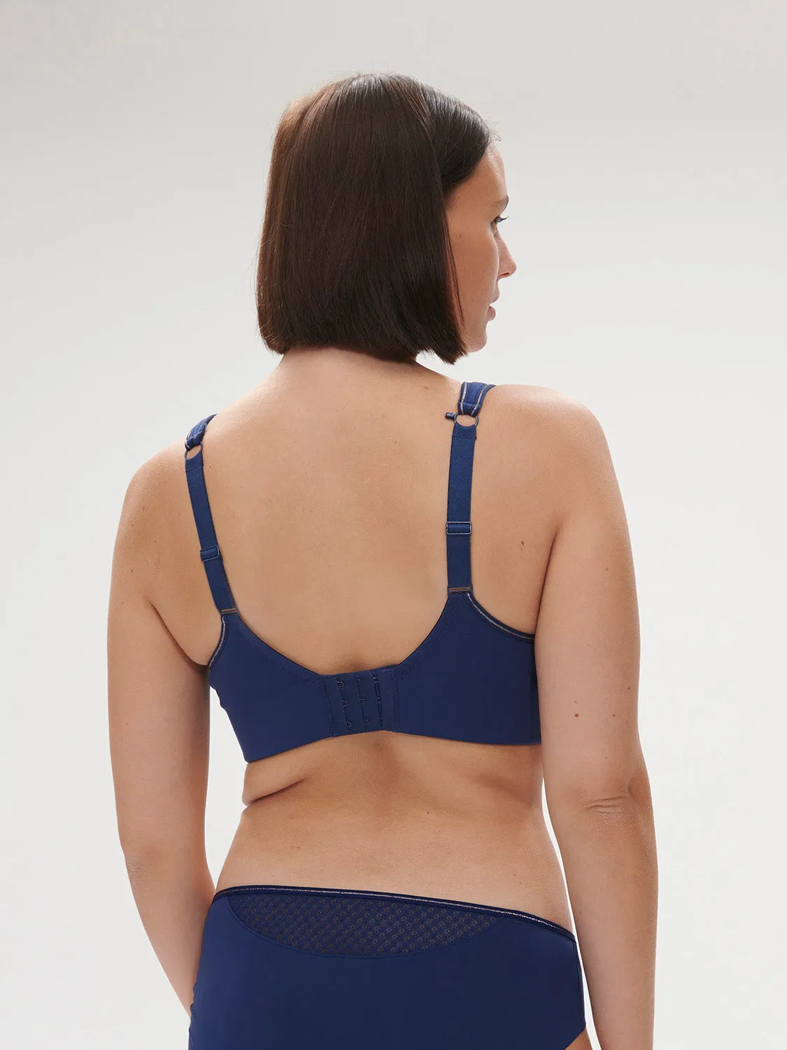Harmony High Impact Sports Bra w/ Underwire - Midnight Blue