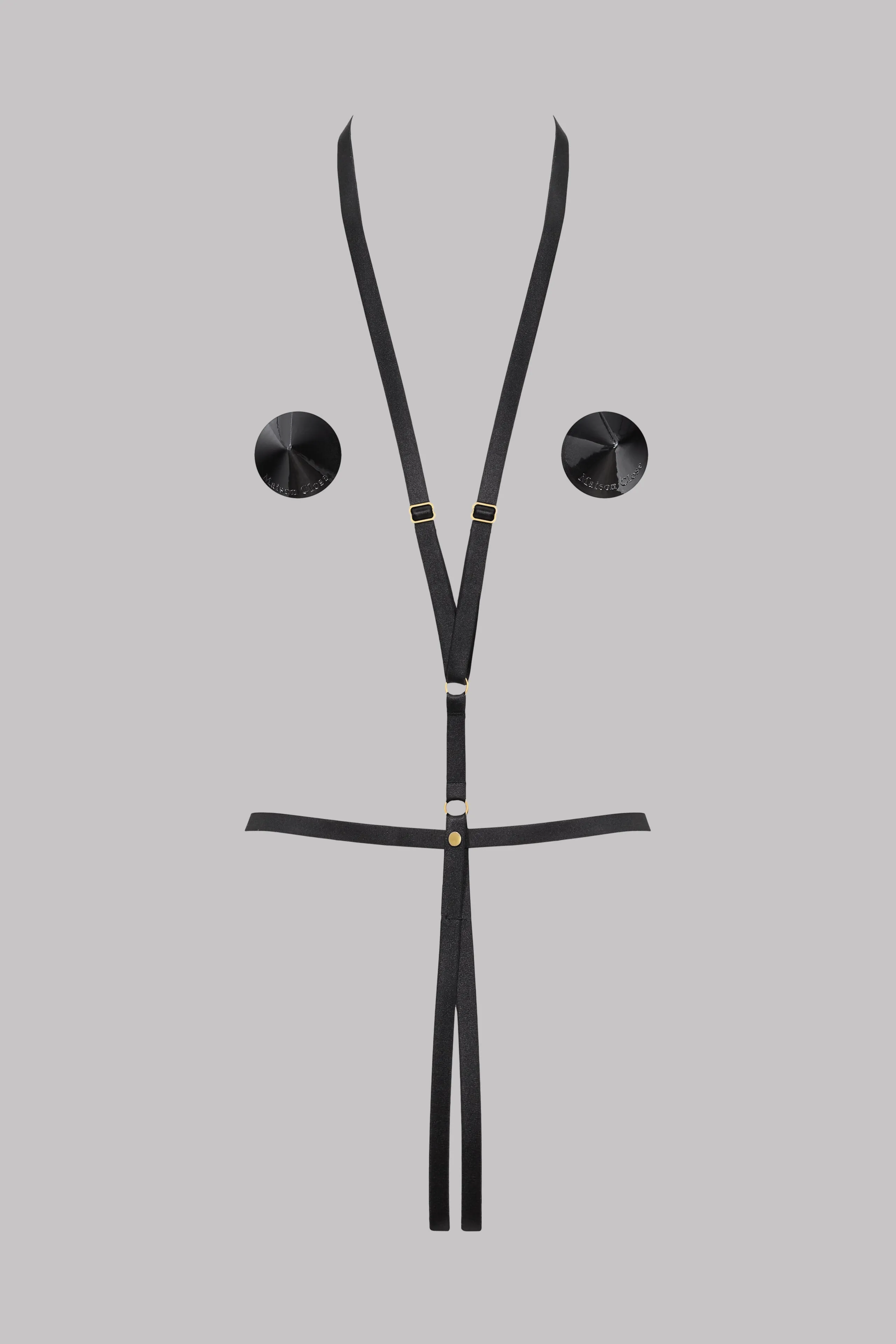 Harness with nipple covers - Jeux Magntiquess