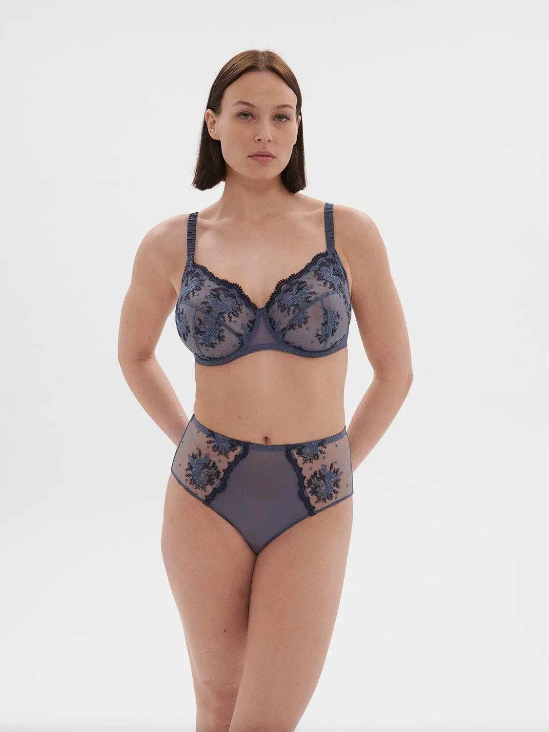 Intrigue Retro Brief - Cinder Blue