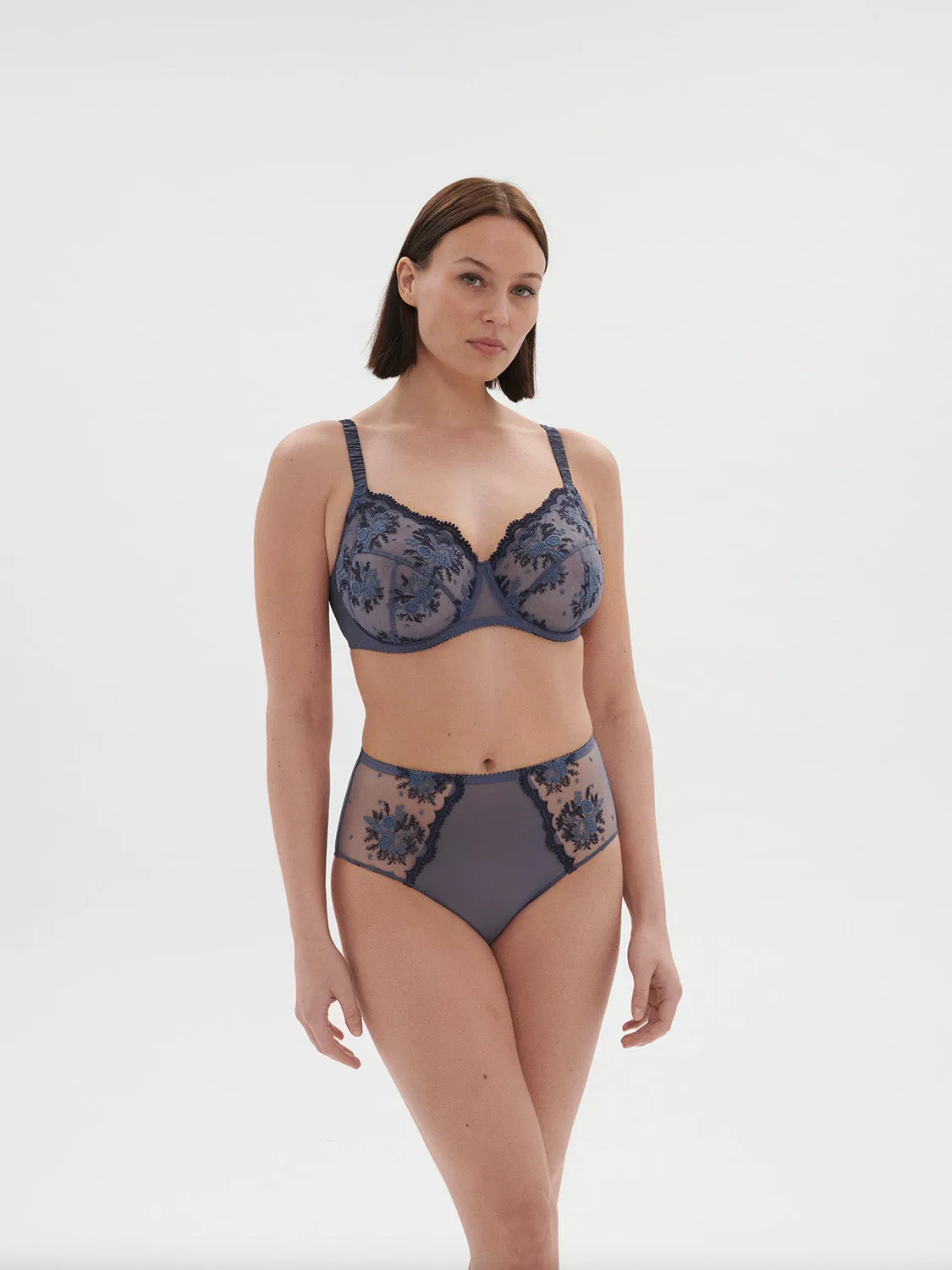Intrigue Retro Brief - Cinder Blue