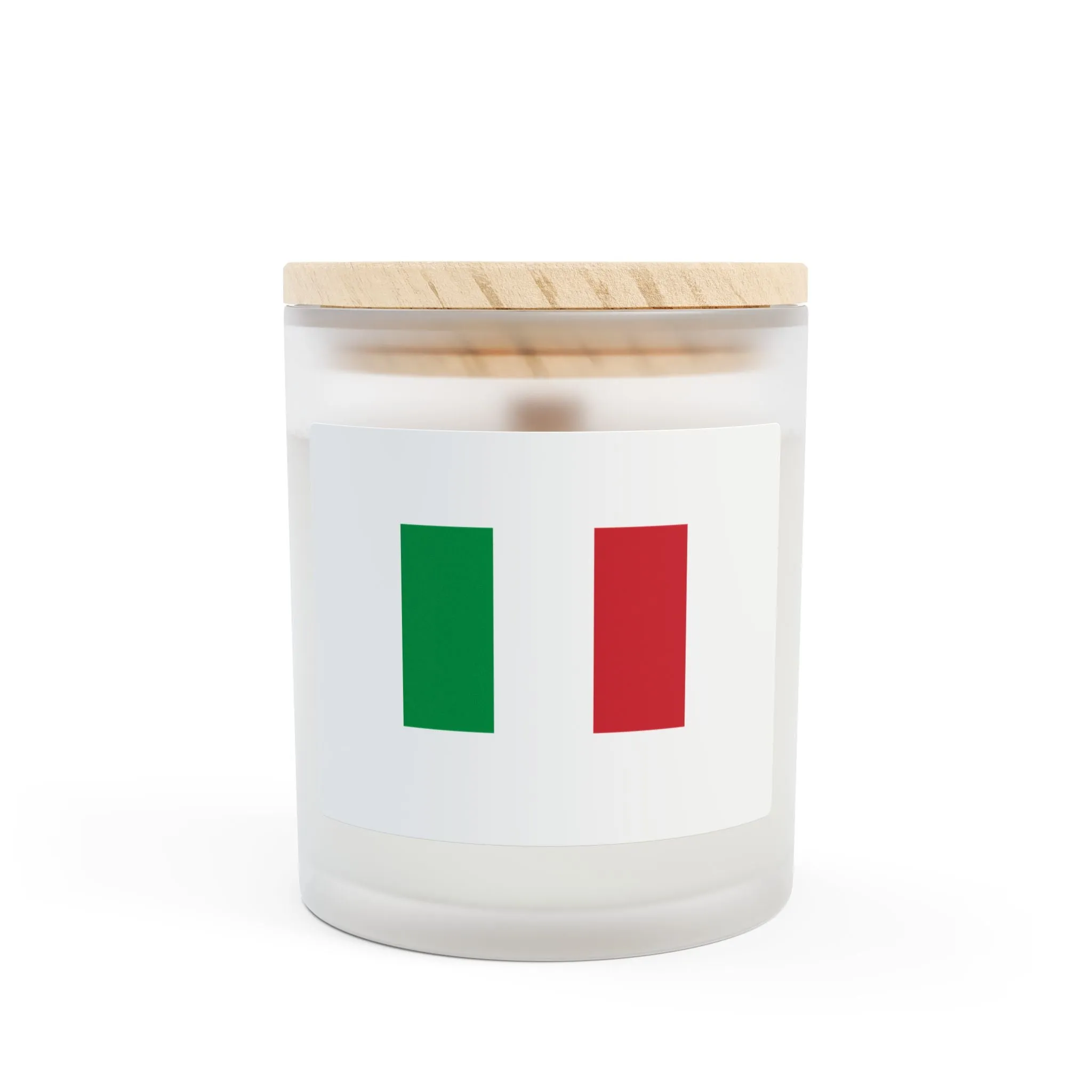 Italian Flag Scented Candle - 11oz Frosted Glass