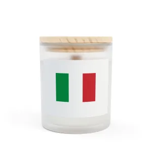 Italian Flag Scented Candle - 11oz Frosted Glass