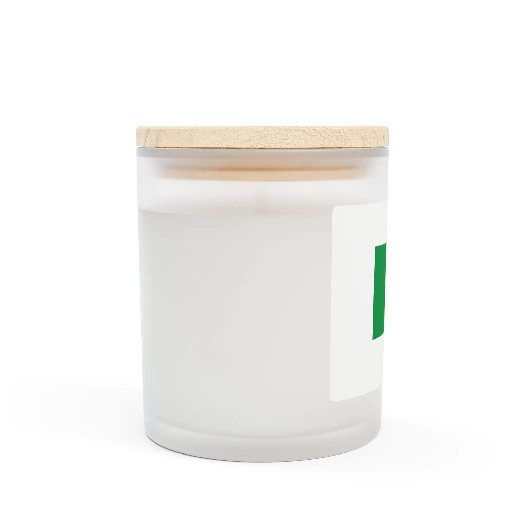 Italian Flag Scented Candle - 11oz Frosted Glass