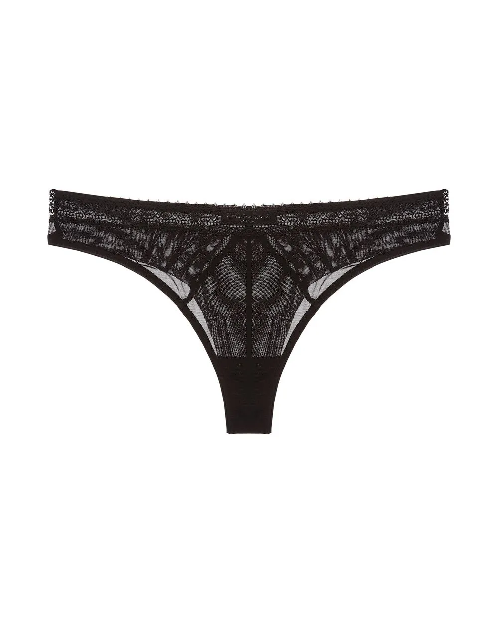 Jet Set Mesh Thong