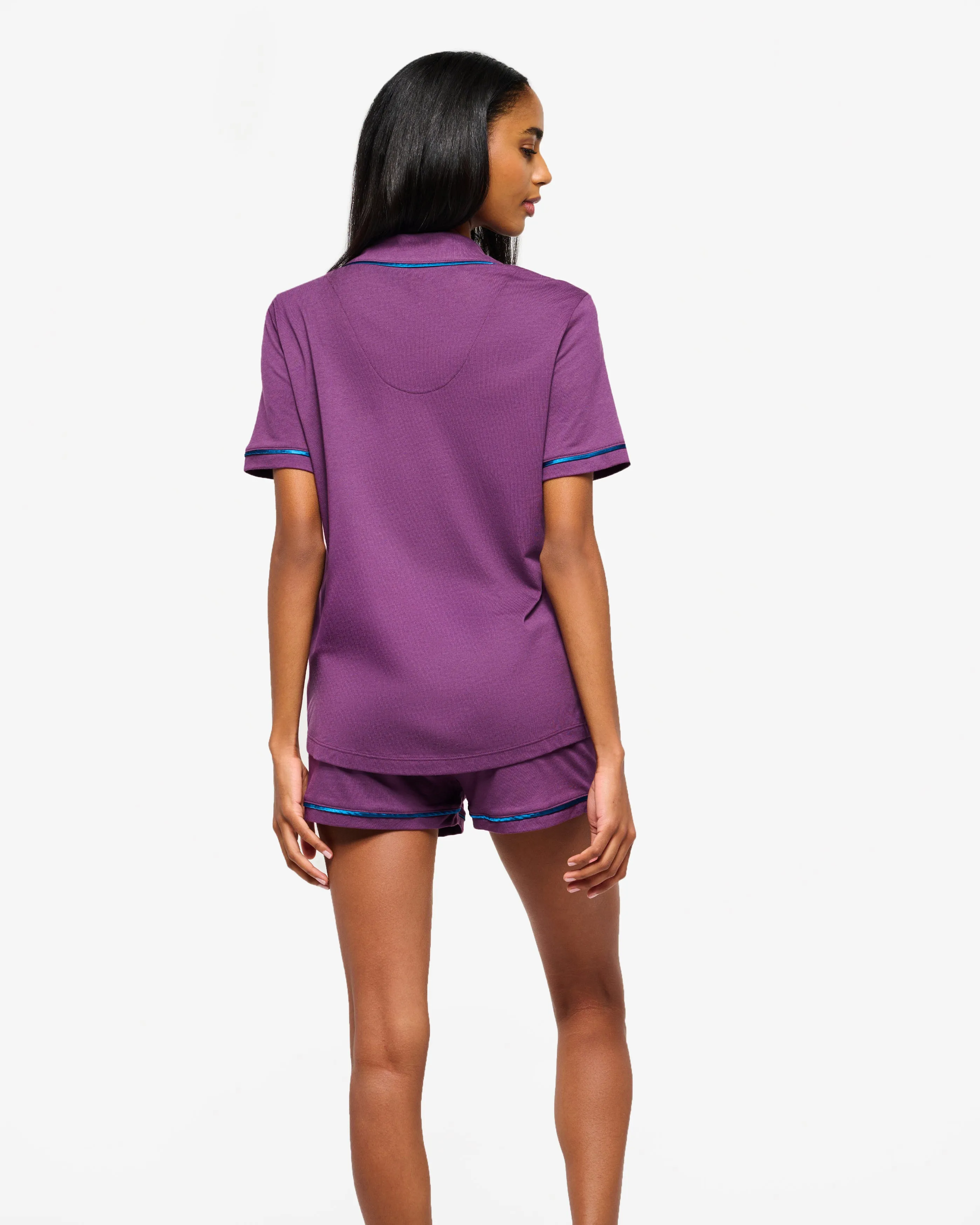 Kurzrmeliges Top & Boxer Pyjama-Set
