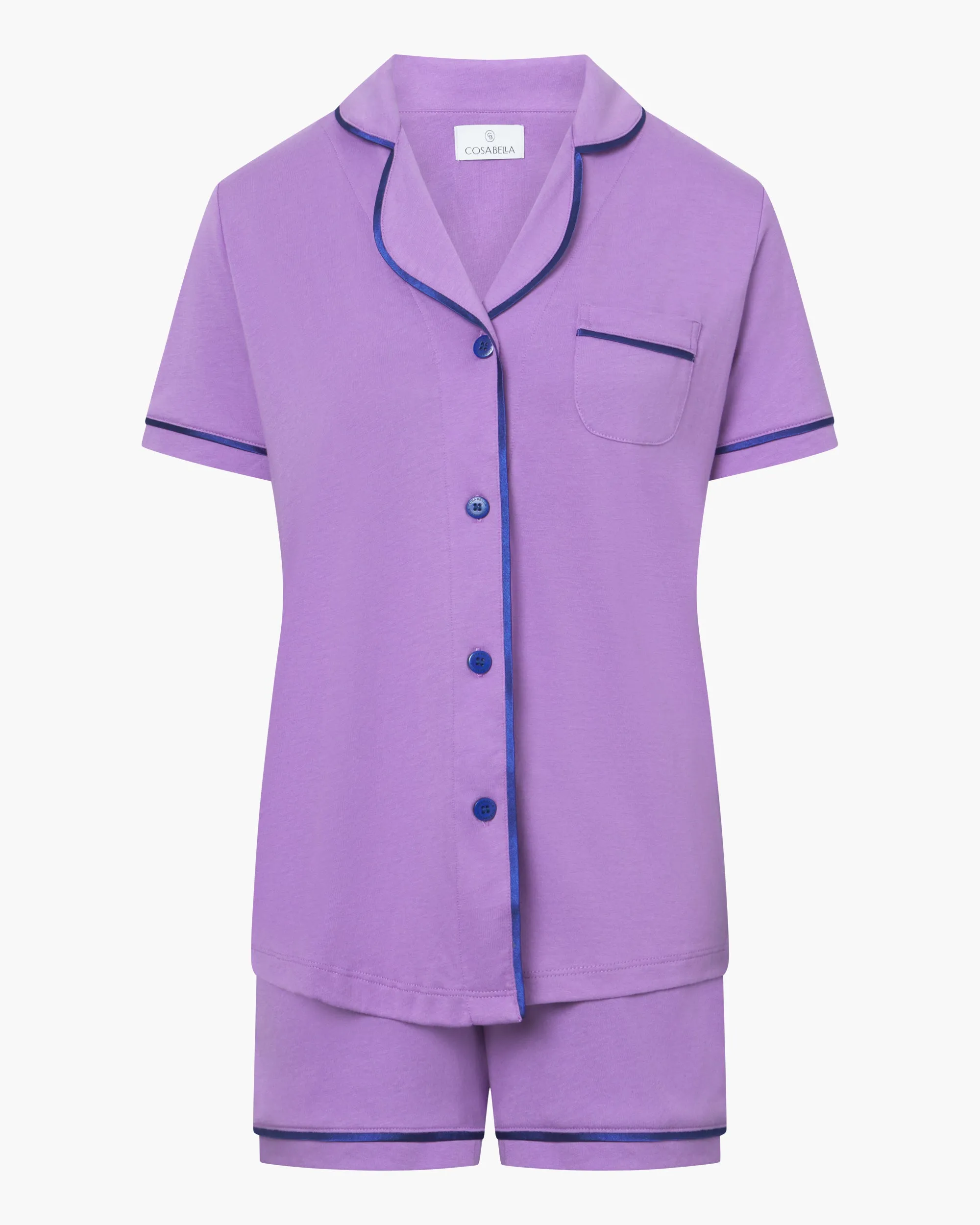 Kurzrmeliges Top & Boxer Pyjama-Set