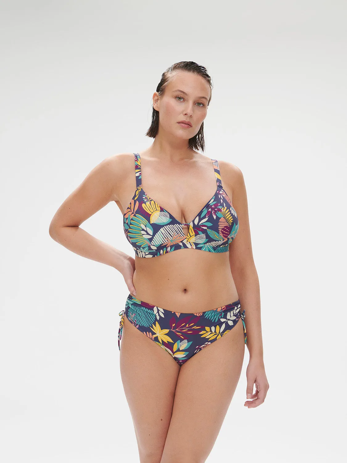 Melia Underwire Triangle - Seaside Blue