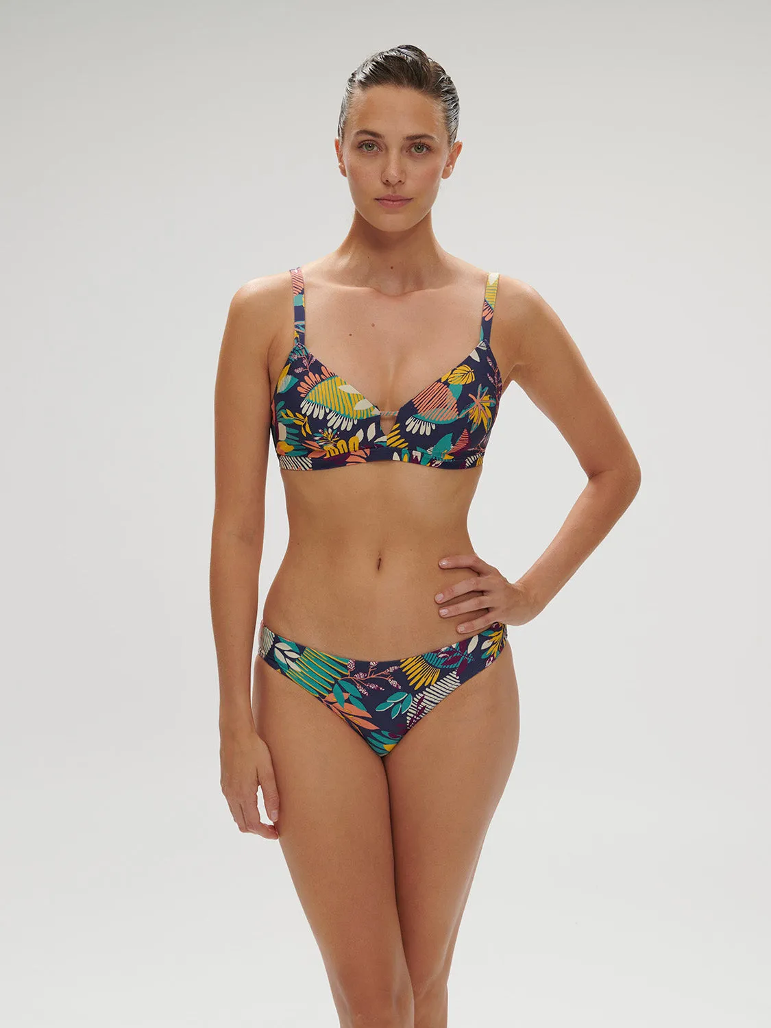 Melia Underwire Triangle - Seaside Blue