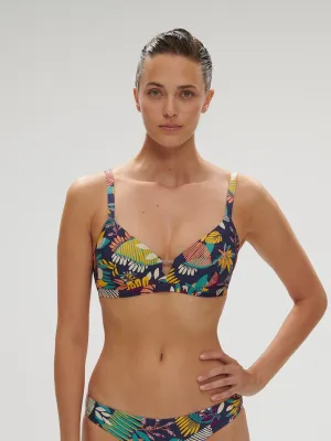 Melia Underwire Triangle - Seaside Blue
