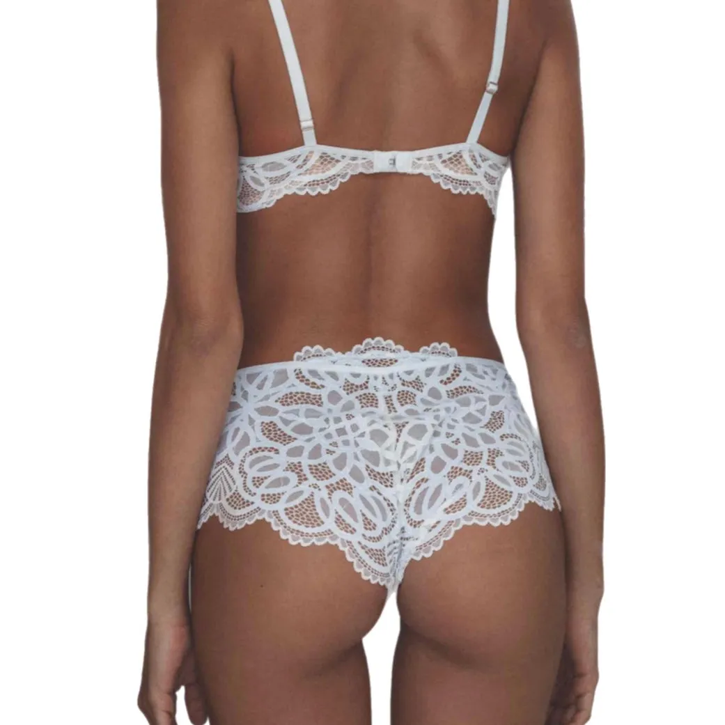Naran Out All Night White Shorty Brief