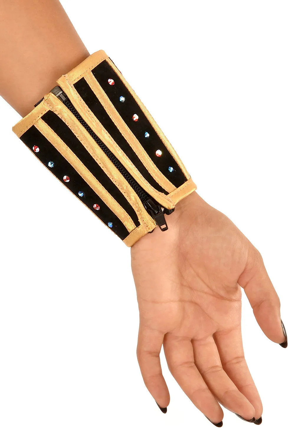 Nefertiri Short Wrist Cuffs (Pair)