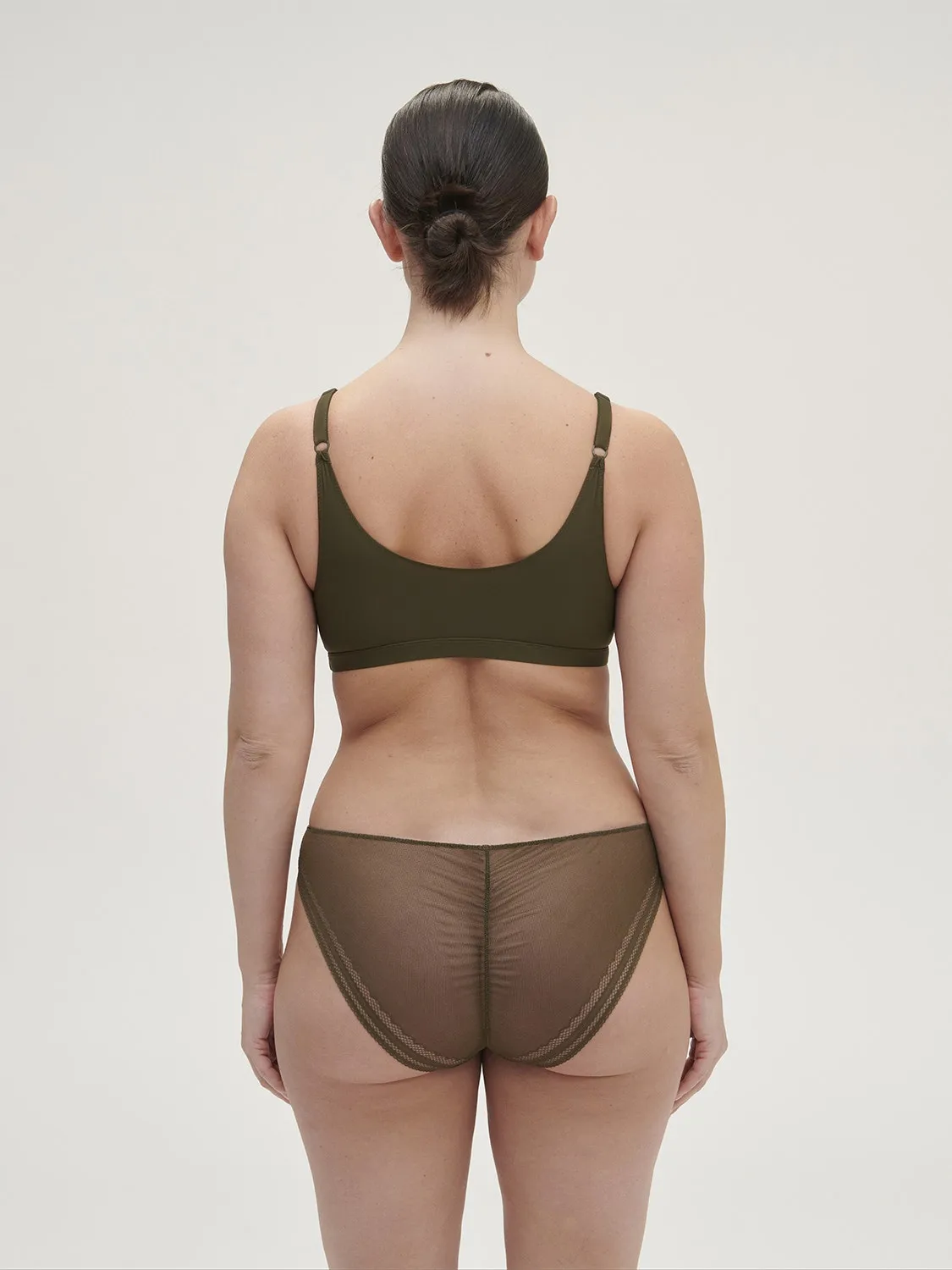 Olympe Triangle Bralette - Adventure Green