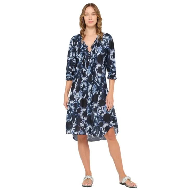 One Season Shibori Middy Poppy Navy