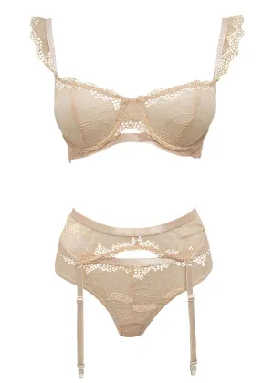 Ophira Bra. Thong and Suspender