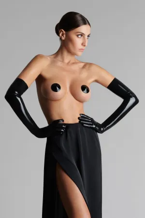 Patent leather nipple covers - Les Ftiches