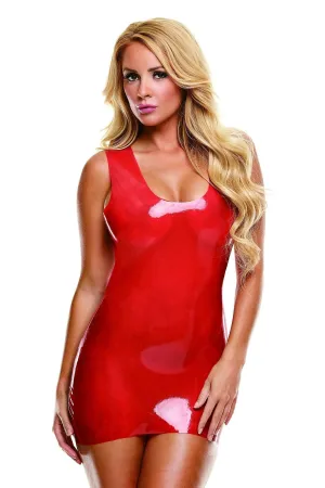 SS-Premium Latex Mini Dress