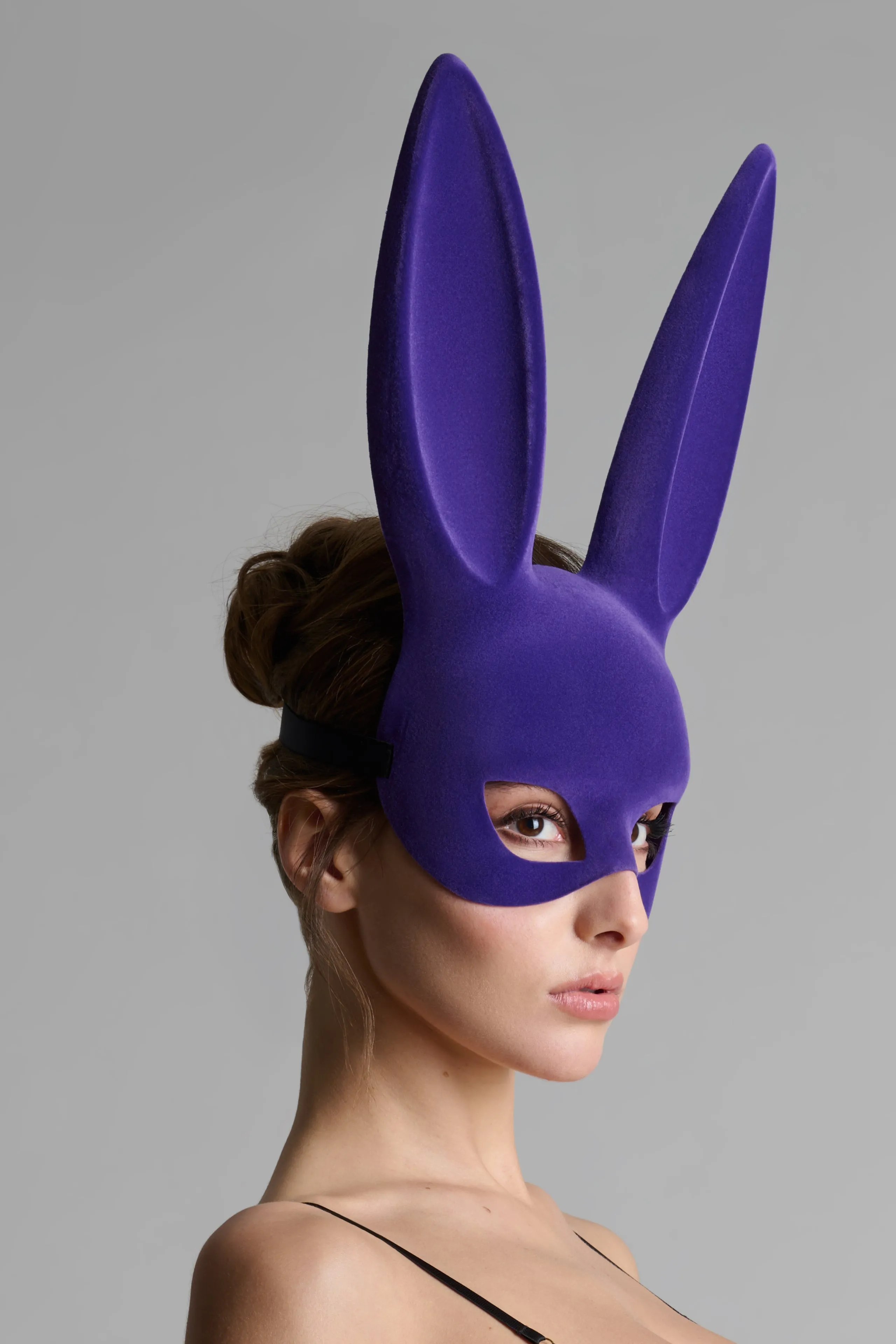Velvet bunny mask - Les Ftiches