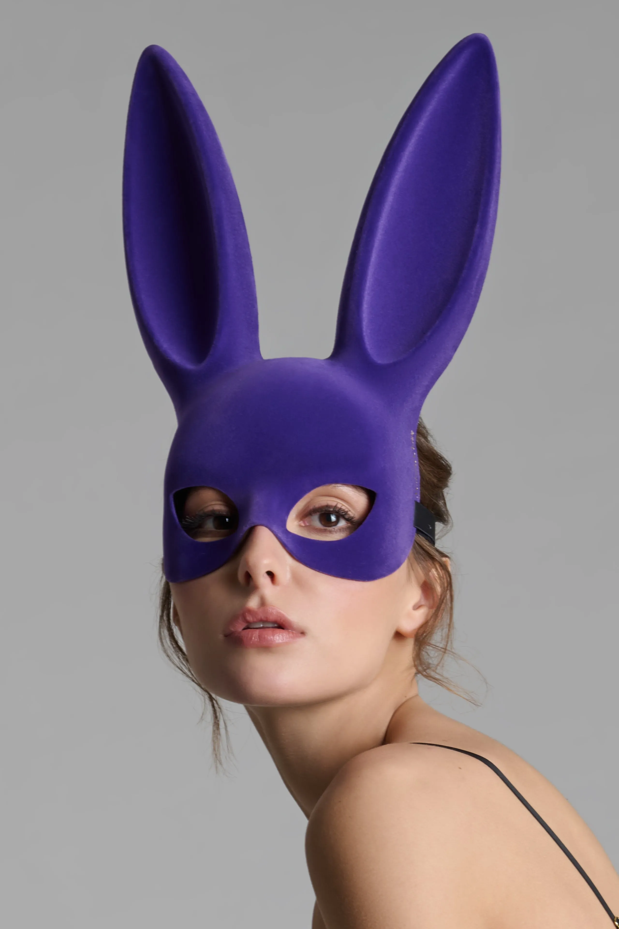 Velvet bunny mask - Les Ftiches