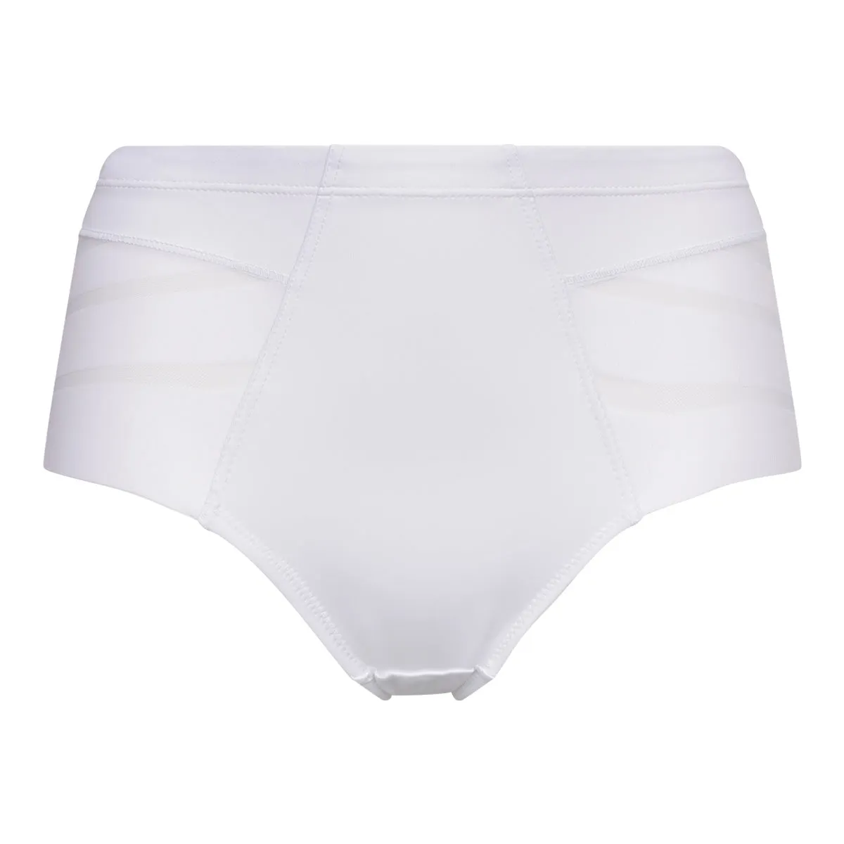 White Flat Tummy Briefs for Women  Dim Silhouette Elegance